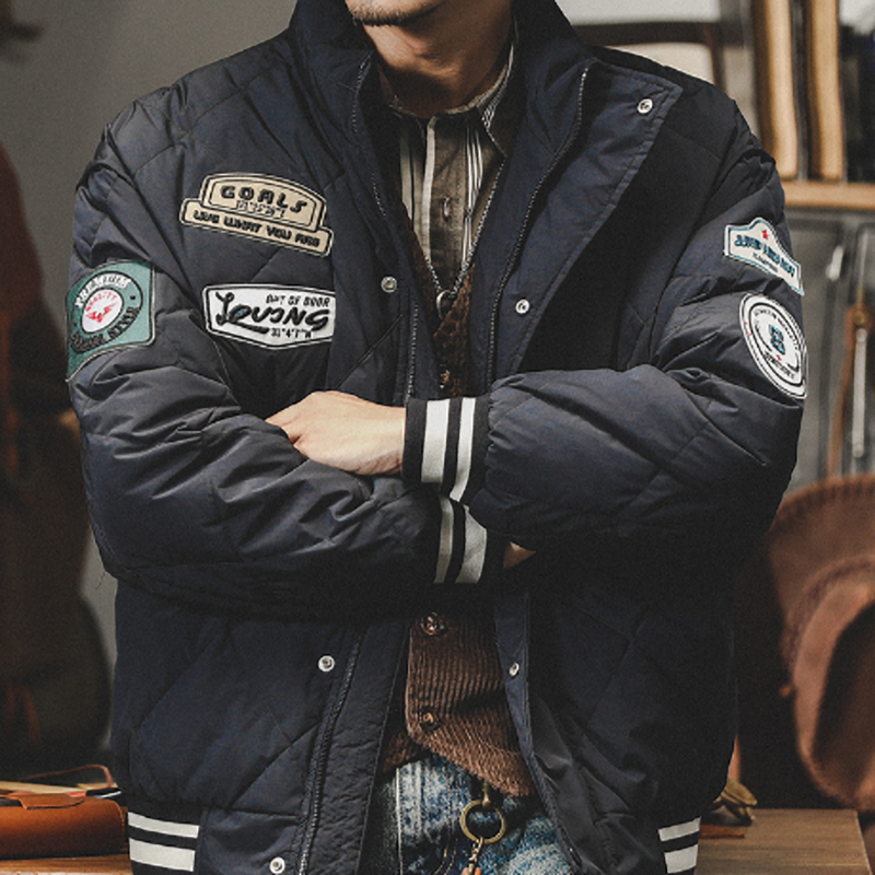 American Retro Quilted Jacket V0261