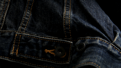 Retro Military Denim Jacket V0951