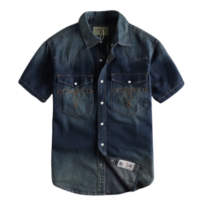 American Vintage Wash Denim Shirt V0683