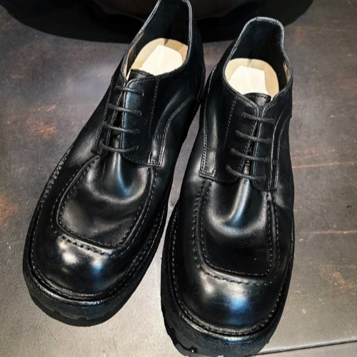 Luxury Leather Derby Shoes V0871