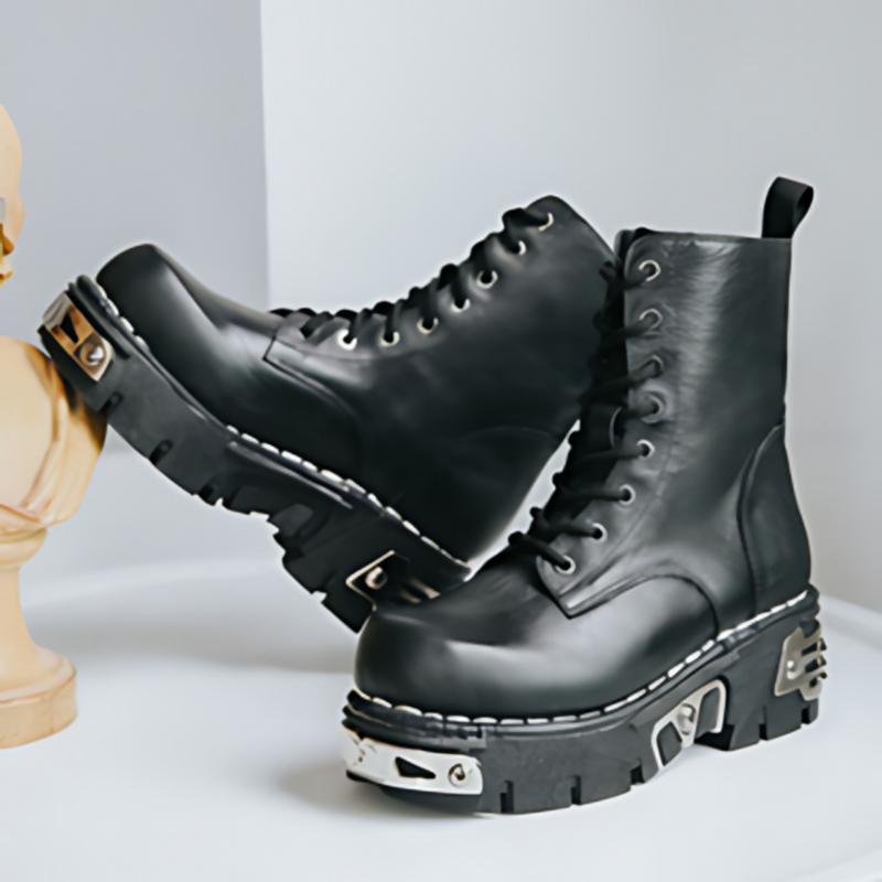 Boho Biker Ankle Boots V0830