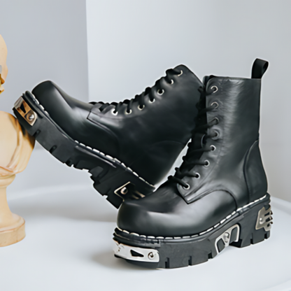 Boho Biker Ankle Boots V0830