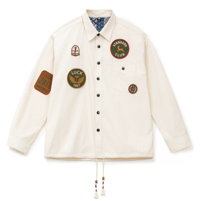 Embroidered Pocket Shirt V0915