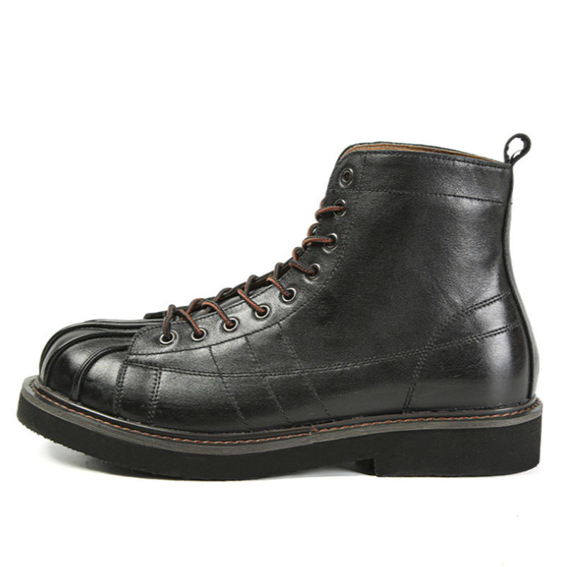 Classic Leather High-Top Boots V1032