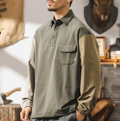 Retro Bikerr Polo Shirt V0889