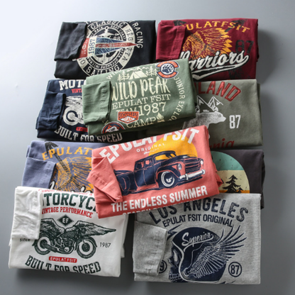 Casual Printed Long Sleeve T-Shirt V0932