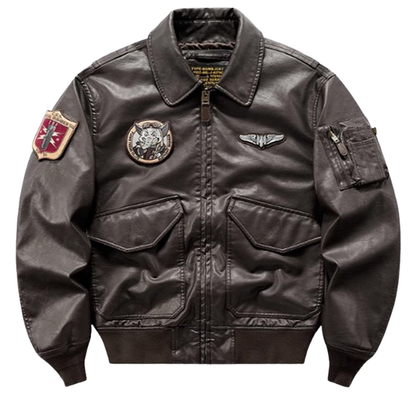 Elephant patch rider jacket V0153