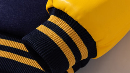 Retro Color-Block Baseball Jacket V0841