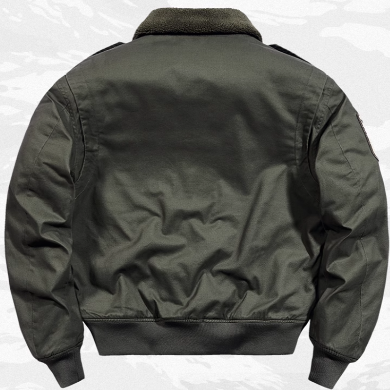 Fleece-lined G-1 jacket V0156