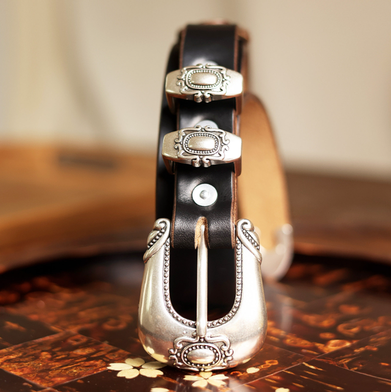 Handcrafted Western Leather Belts V1016