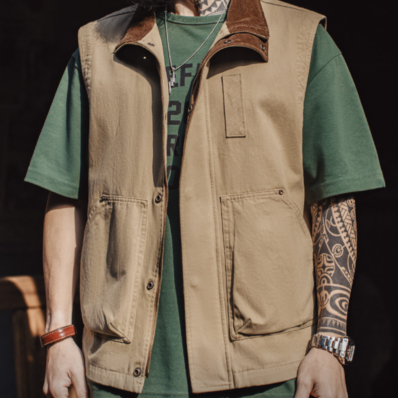 Vintage Safari Vest V0916