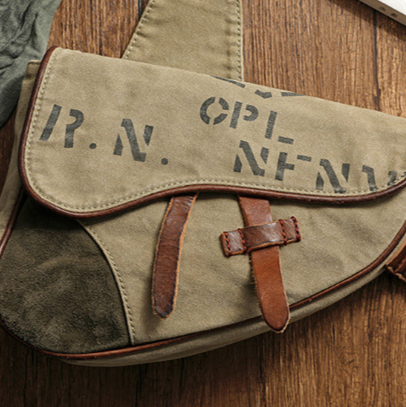 Vintage Military Chest Bag V1010