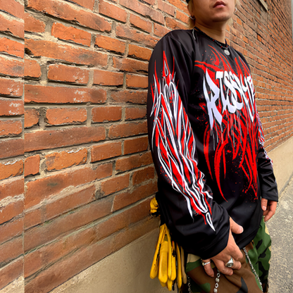 Quick-Dry Graphic Long T-Shirt V1025