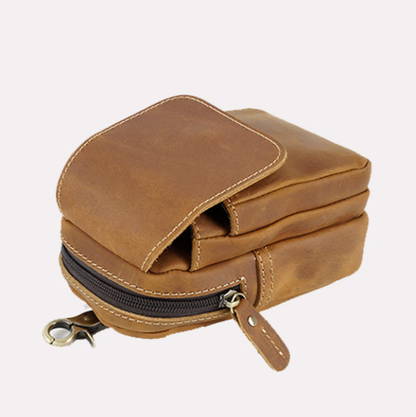 Leather Waist Pack Bag V0962