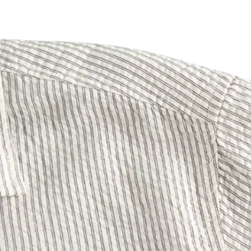Retro Stripe Work Shirt V0682