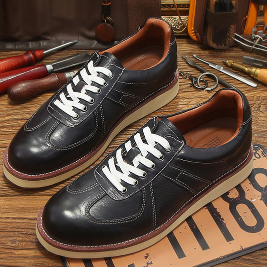 Classic Craft Leather Derby Shoes V1034
