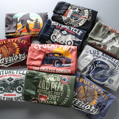 Casual Printed Long Sleeve T-Shirt V0932