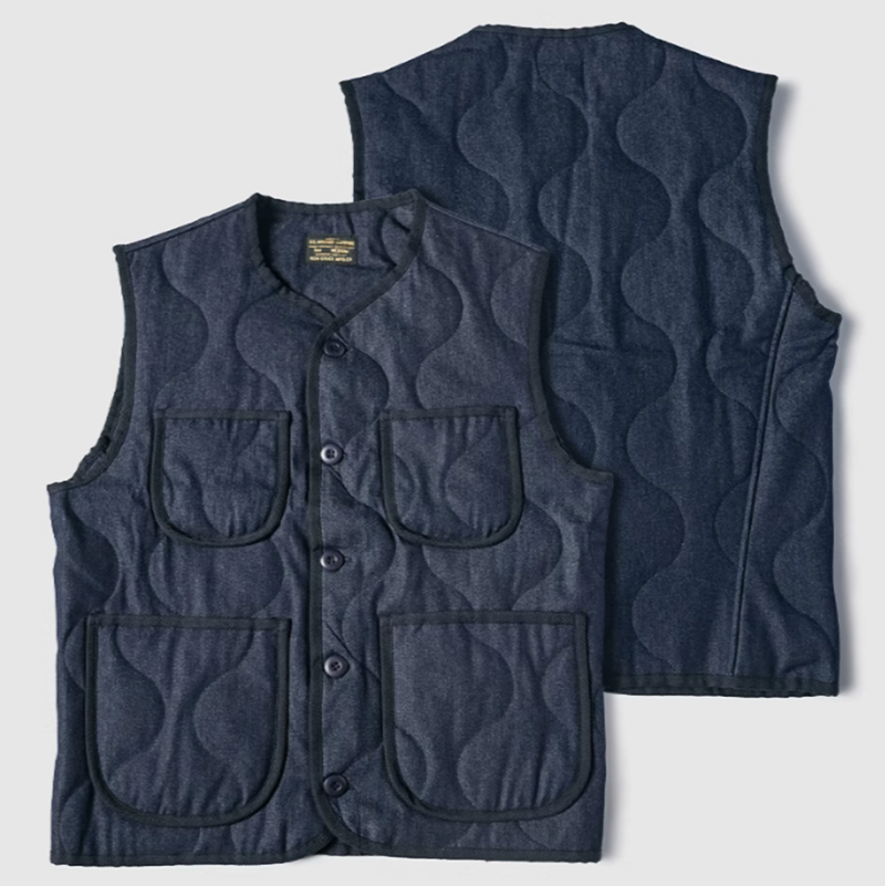 Waterproof quilted vest V0422