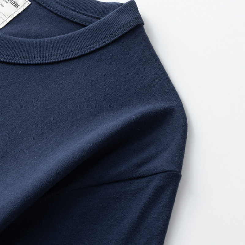 Retro Biker Crew-Neck T-Shirt V0994