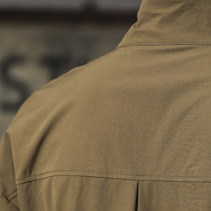 Standcollar RetroShirt V0965