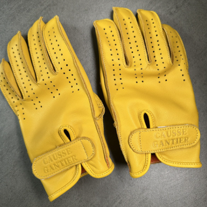 Vintage Leather Motorcycle Gloves V0928