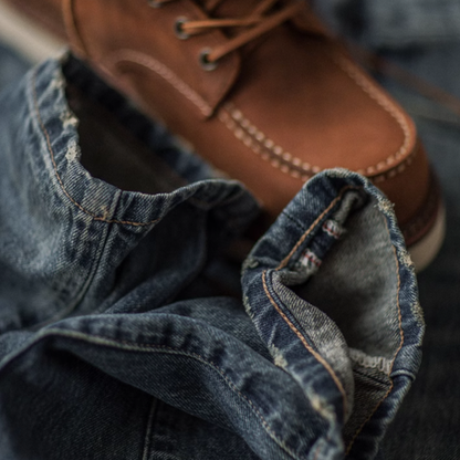 American retro washed denim V0483
