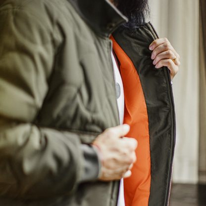 Cotton-Padded Army Jacket V1055
