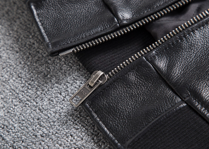 Leather Flight Jacket  V0874