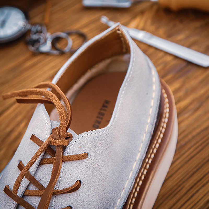 Casual Leather Low-cut Shoes V1033