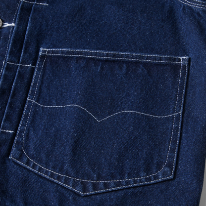 Hickory Striped Denim Jacket V1046