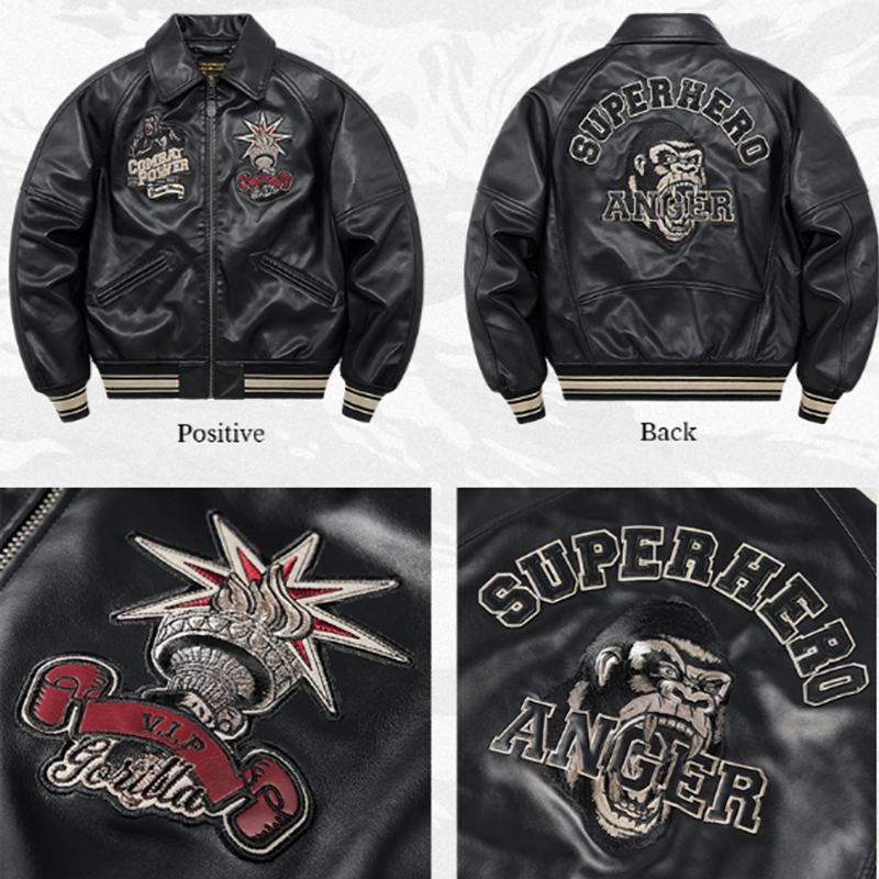 Vintage Biker Cotton Jacket V0848
