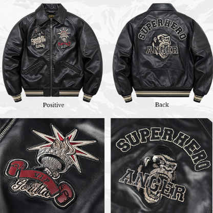 Vintage Biker Cotton Jacket V0848