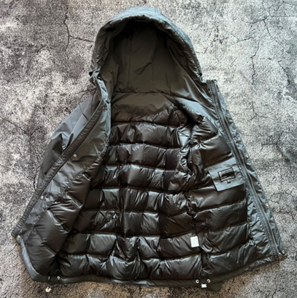 Retro Hooded Down Jacket V0861