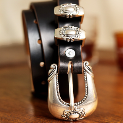 Handcrafted Western Leather Belts V1016