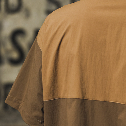Quick-Dry Color Blocks Shirt V0970
