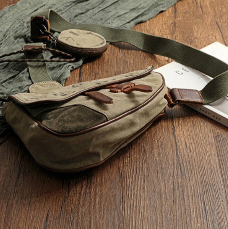 Vintage Military Chest Bag V1010