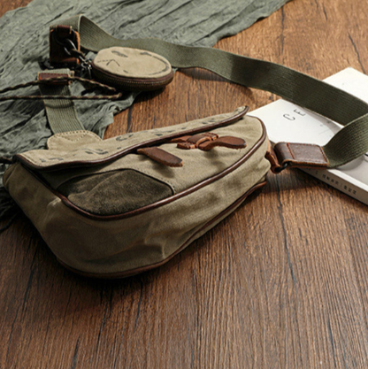 Vintage Military Chest Bag V1010
