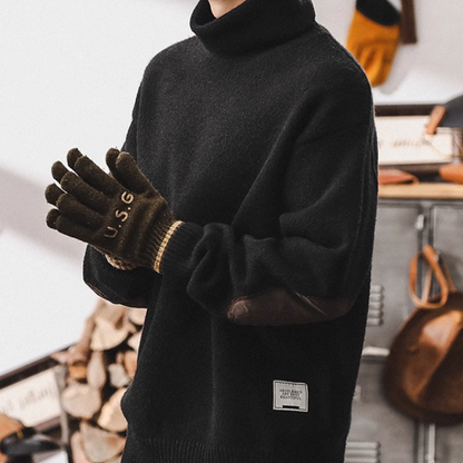 Heavyweight turtleneck knit V0310