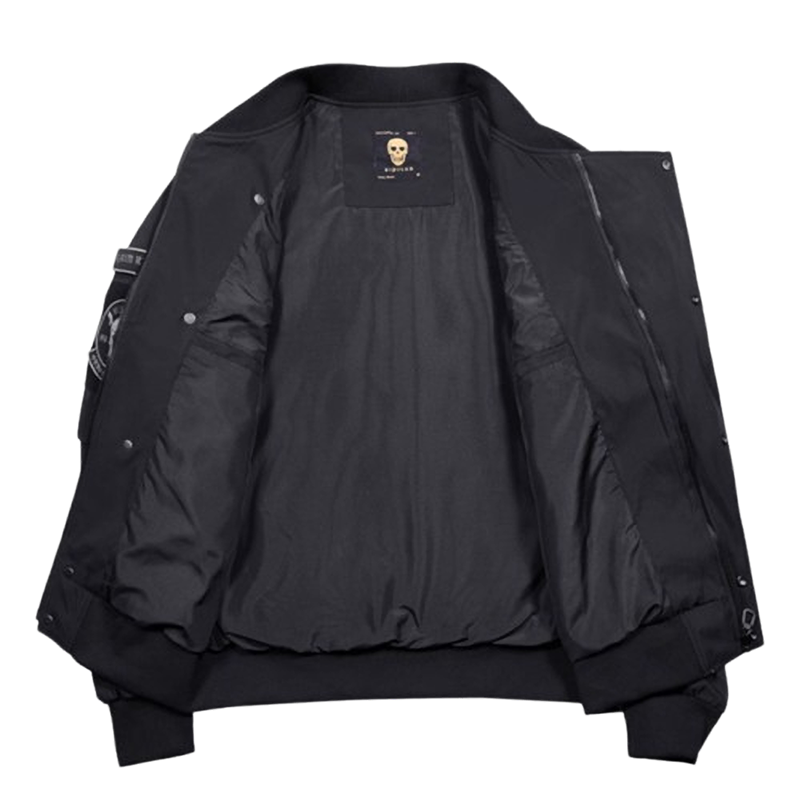 Multi-pocket double-breasted jacket V0186