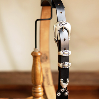 Handcrafted Western Leather Belts V1016