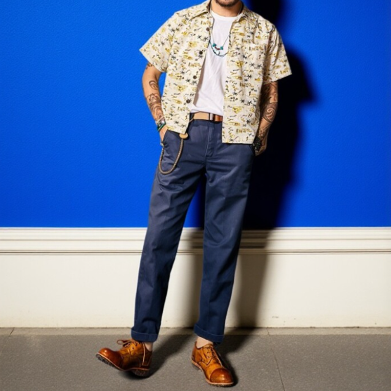 Retro British Leather Shoes V0907