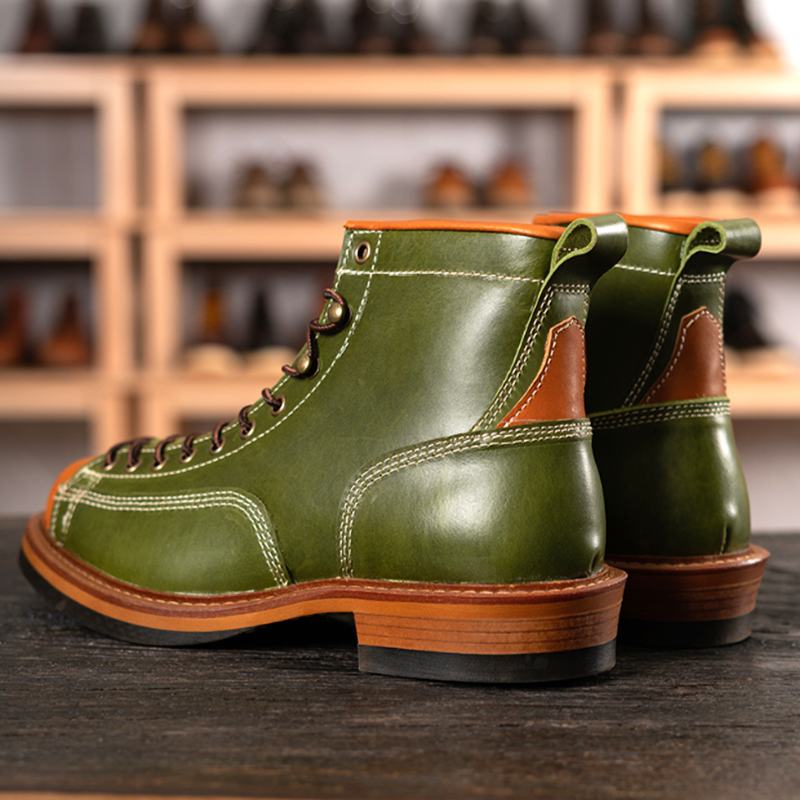 Retro High Top Work Boots V0778