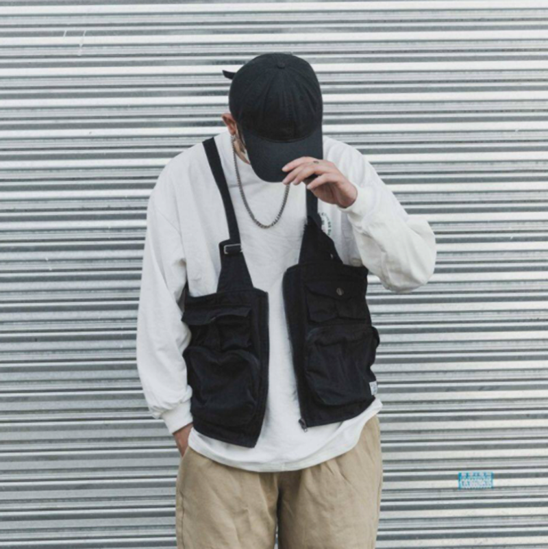 Retro Multi-Pocket Vest V0957