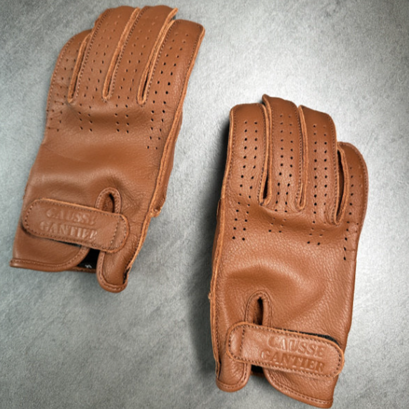 Vintage Leather Motorcycle Gloves V0928
