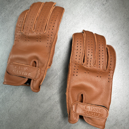 Vintage Leather Motorcycle Gloves V0928
