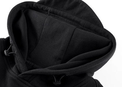 Functional shoulder pocket hoodie V0187