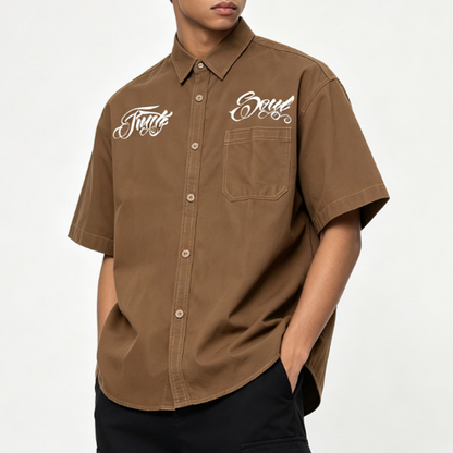 Chicano Popping Work Shirt V0774