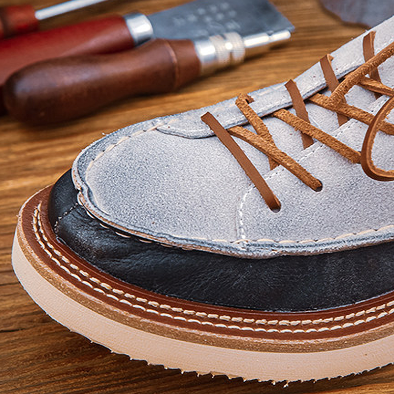Casual Leather Low-cut Shoes V1033