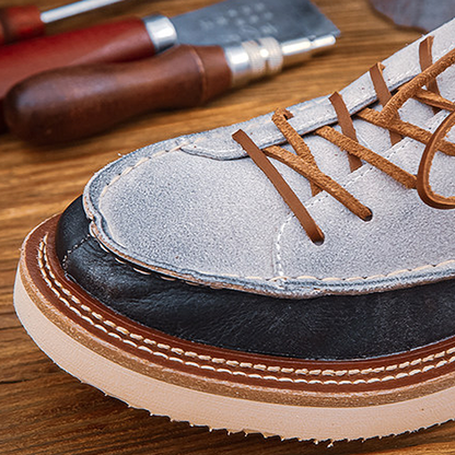 Casual Leather Low-cut Shoes V1033