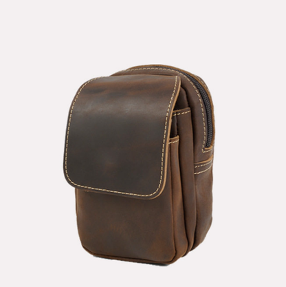 Leather Waist Pack Bag V0962
